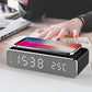 LED Electric Alarm Clock With Wireless Charger Desktop Digital Despertador Thermometer Clock HD Mirror Clock Watch Table Decor