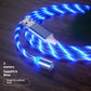 Magnetic Charging Cable Streamer Fast Charging Cable Lighting Micro USB Cable LED Magnet Charger Type-C Cable